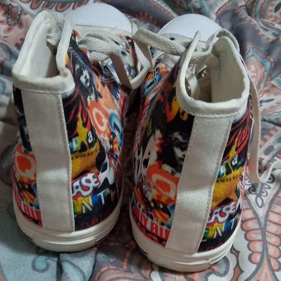 Colorful Broadway High-Top Sneakers Womens Size 11, Mens Size 9.5 - Picture 5 of 7